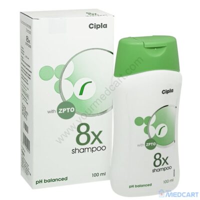8X Shampoo (Ciclopirox/Zinc pyrithione) - 100ml