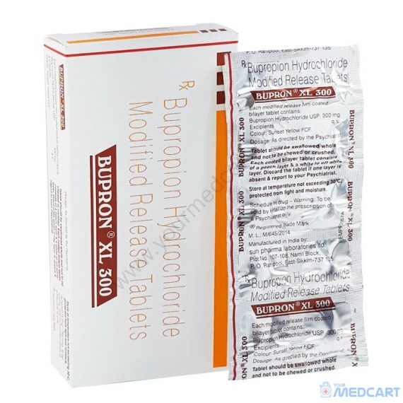 Bupron XL 300mg (Bupropion) Extended-Release Tablets