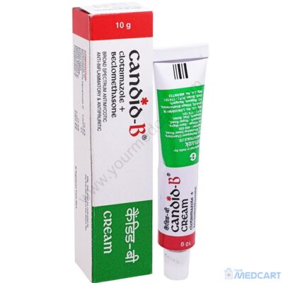 Candid B Cream 10gm (Clotrimazole/Beclometasone) - 10gm