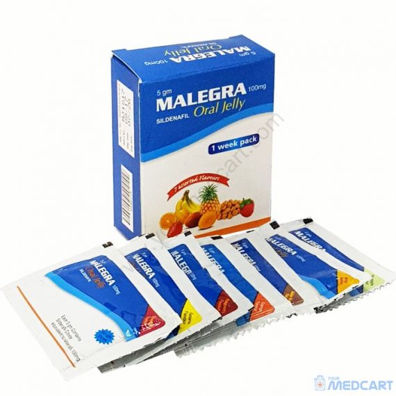 Malegra Oral Jelly (Sildenafil Citrate) - 100mg