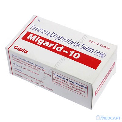 Migarid 10mg (Flunarizine)