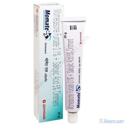 Momate S Ointment (Mometasone/Salicylic Acid) - 20gm