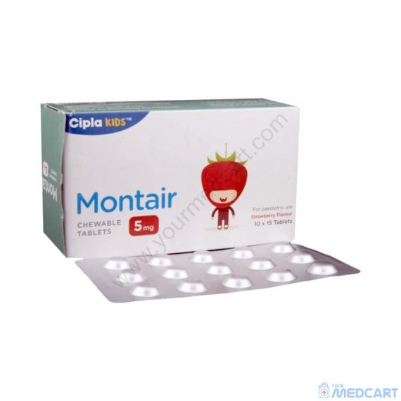 Montair 5mg Chewable Tablet Strawberry