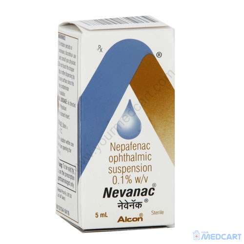 Nevanac Eye Drop (Nepafenac) - 0.1%