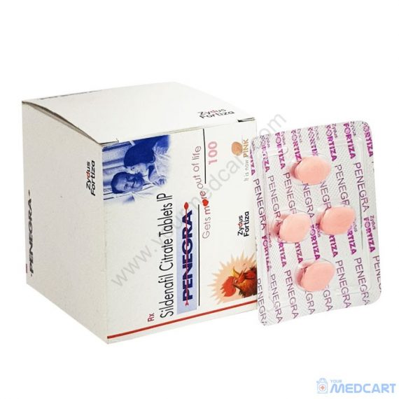 Penegra 100 mg (Sildenafil Citrate) - 100mg