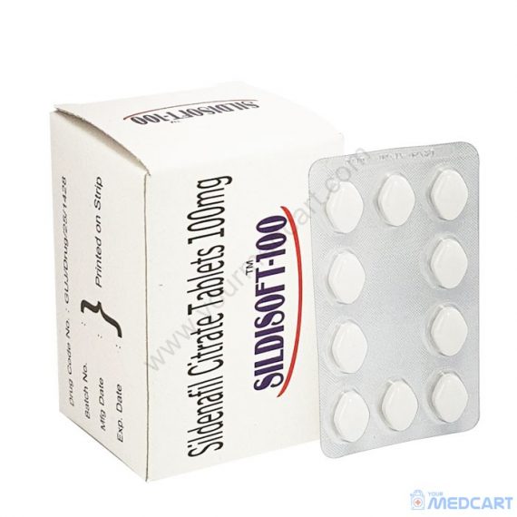 Sildisoft 100mg (Sildenafil Citrate) - 100mg