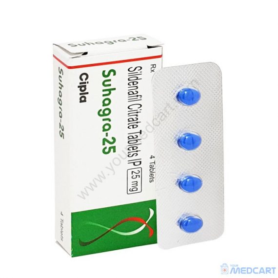 Suhagra (Sildenafil Citrate) - 25mg