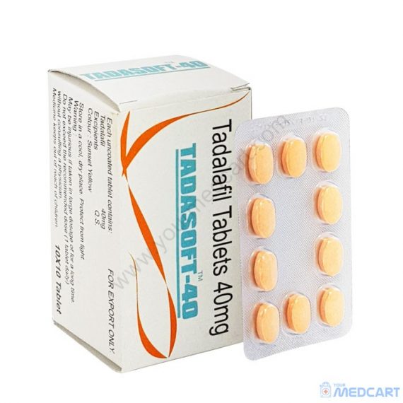 Tadasoft 40mg (Tadalafil) - 40mg