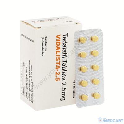 Vidalista 2.5mg (Tadalafil) - 2.5mg