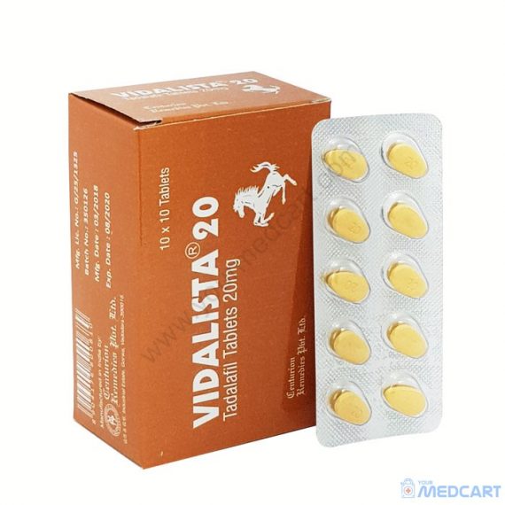 Vidalista 20mg (Tadalafil) - 20mg