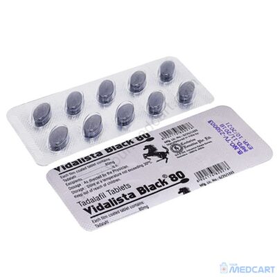 Vidalista Black 80 mg (Tadalafil) - 80mg