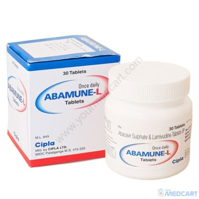 Abamune L (Abacavir/Lamivudine) - 600mg/300mg