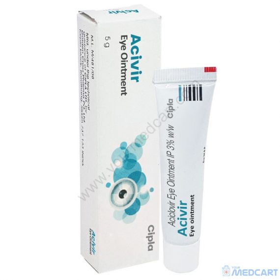 Acivir Eye Ointment (Acyclovir) - 3%