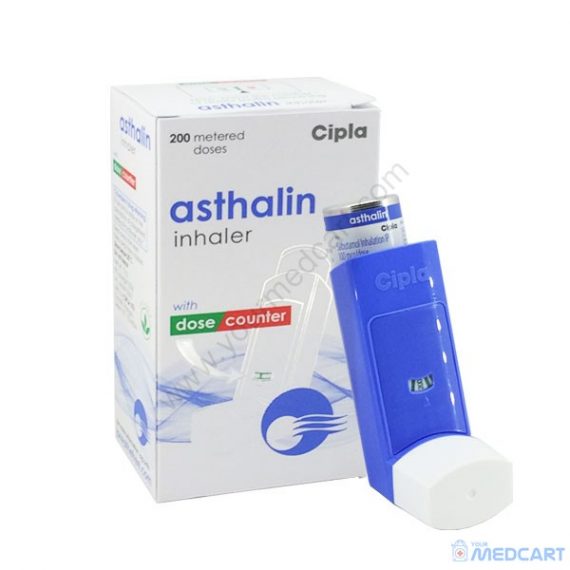 Asthalin Inhaler (Salbutamol) - 100mcg