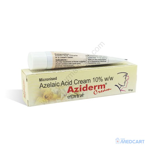 Aziderm Cream 10% (Azelaic Acid) - 10%