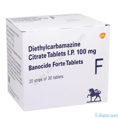 Banocide Forte 100mg (Diethylcarbamazine) - 100mg