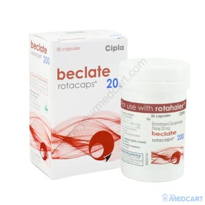 Beclate Rotacaps (Beclometasone) - 200mcg