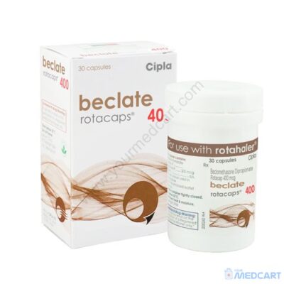 Beclate Rotacaps 400mcg (Beclometasone)