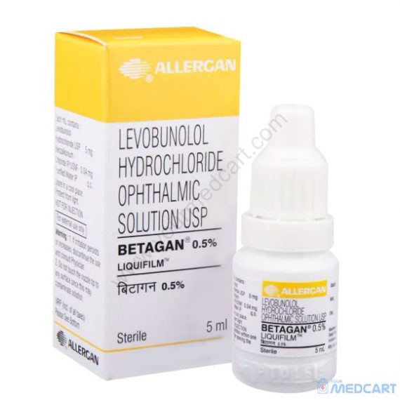 Betagan Eye Drops (Levobunolol) - 0.5%