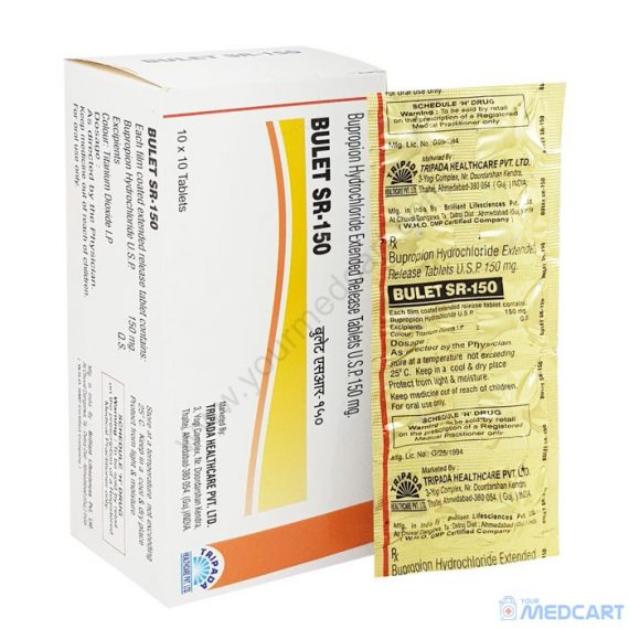 Bulet SR 150mg (Bupropion)