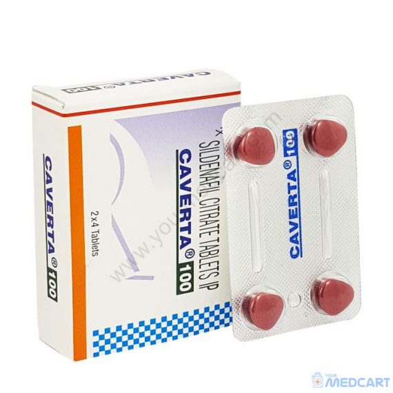 Caverta 100mg (Sildenafil Citrate) - 100mg