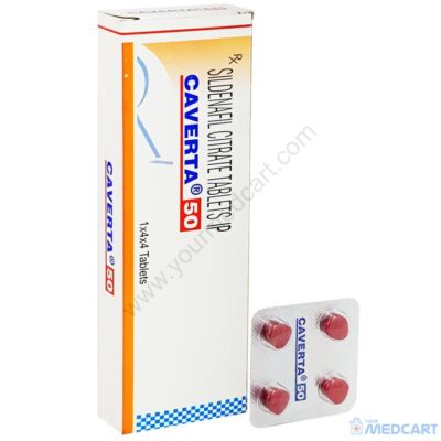 Caverta 50mg (Sildenafil Citrate) - 50mg