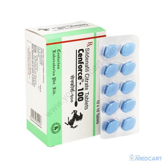 Cenforce 100 mg (Sildenafil Citrate) - 100mg
