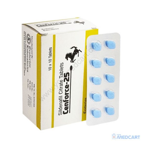 Cenforce 25mg (Sildenafil Citrate) - 25mg