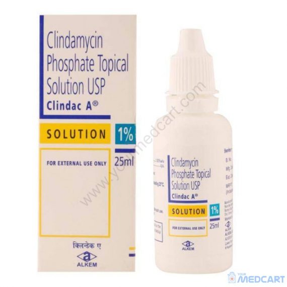 Clindac A Solution (Clindamycin) - 1%