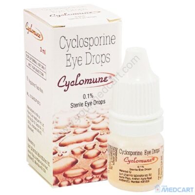 Cyclomune 0.1% Eye Drop (Cyclosporin) - 0.1%
