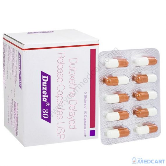 Duzela 30mg Capsule DR (Duloxetine)