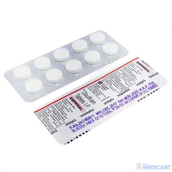 Esperal 250mg (Disulfiram)