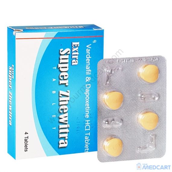 Extra Super Zhewitra (Vardenafil/Dapoxetine) - 40/60mg