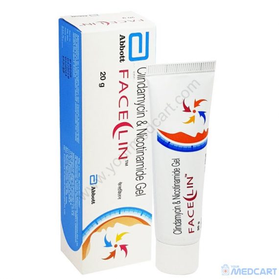 Faceclin Gel (Clindamycin/Nicotinamide) - 20gm