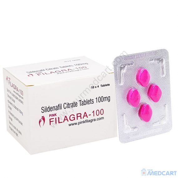 Filagra Pink 100mg (Sildenafil Citrate) - 100mg