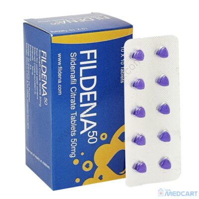 Fildena 50mg (Sildenafil Citrate) - 50mg