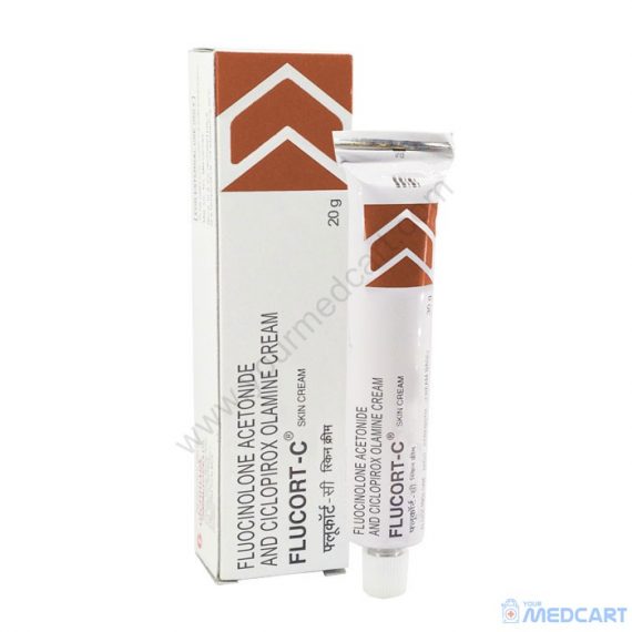 Flucort C Cream (Fluocinolone/Ciclopirox) - 20g