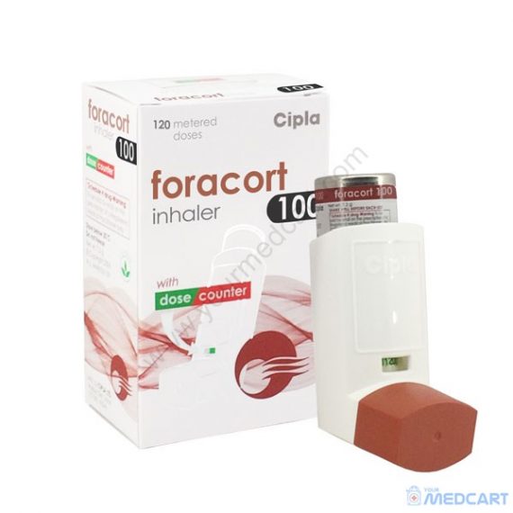 Foracort Inhaler (Budesonide/Formoterol) - 100mcg