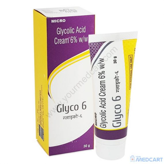 Glyco 6 Cream (Glycolic Acid) - 6%