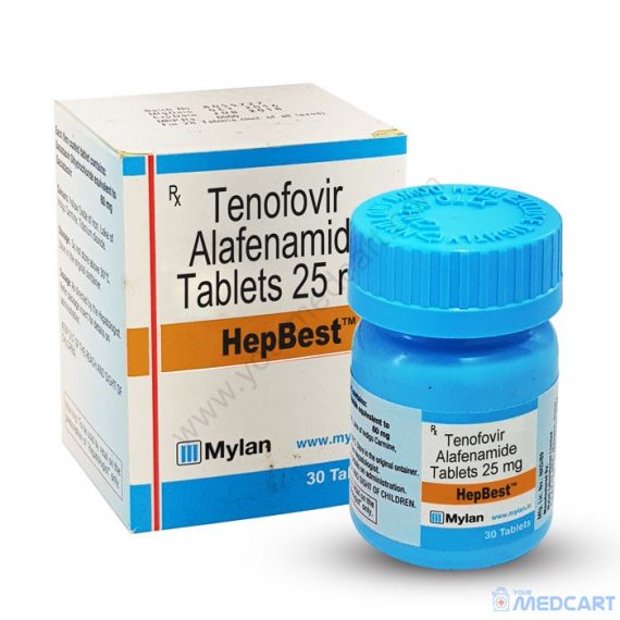 HepBest (Tenofovir Alafenamide) - 25mg