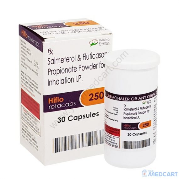 Hiflo Rotacaps 250mcg (Salmeterol / Fluticasone)