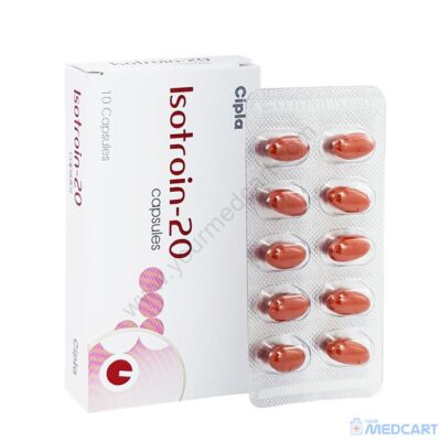 Isotroin 20mg Soft Capsules (Isotretinoin) - 20mg