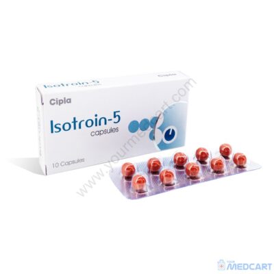 Isotroin 5mg Soft Capsules (Isotretinoin) - 5mg