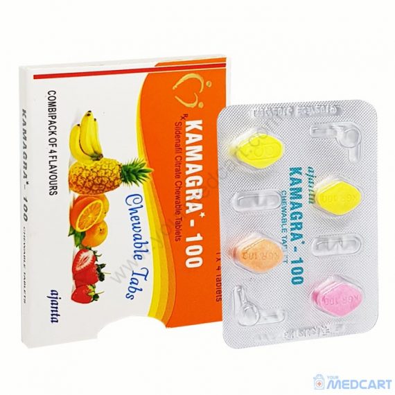 Kamagra Chewable 100mg (Sildenafil Citrate) - 100mg