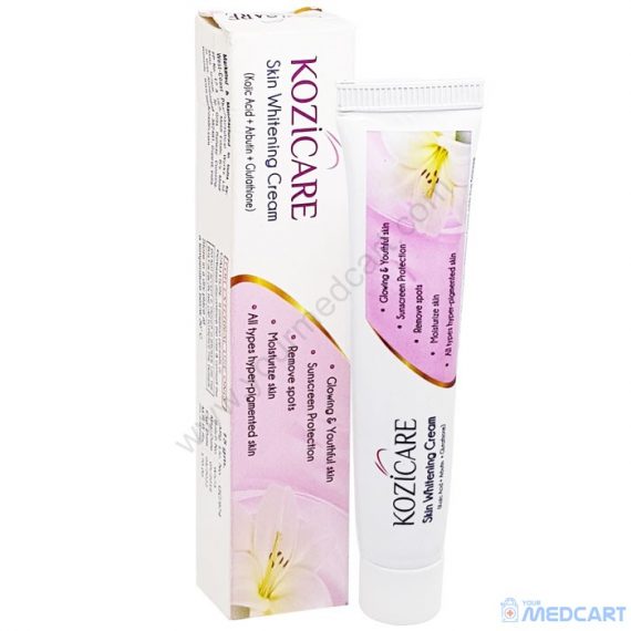 Kozicare Cream (Kojic Acid/Arbutin/Vitamins) - 15gm