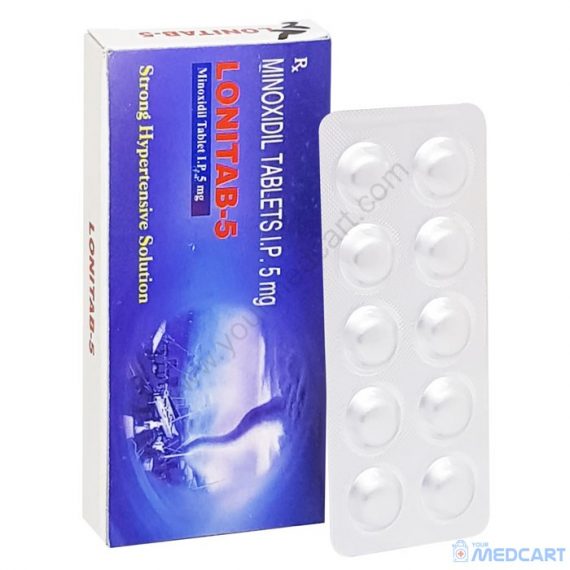 Lonitab (Minoxidil) - 5mg