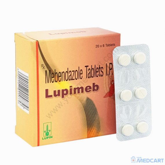 Lupimeb (Mebendazole) - 100mg