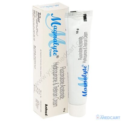 Magnalyte Cream 15gm (Flucinolone Acetonide/Hydroquinone/Tretinoin) - 15gm