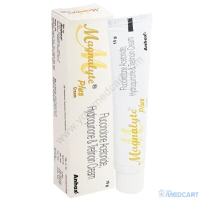 Magnalyte Plus Cream (Flucinolone Acetonide/Hydroquinone/Tretinoin) - 15gm