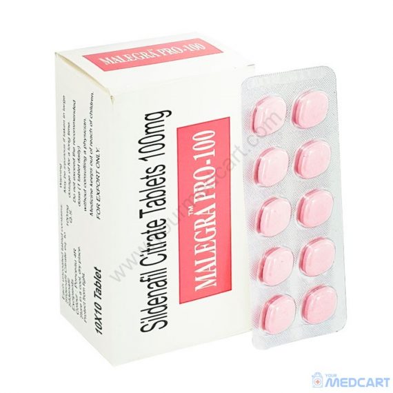 Malegra Pro 100mg (Sildenafil Citrate) - pro-100mg